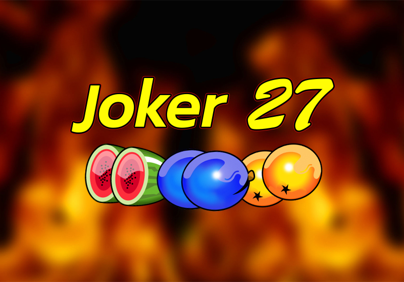 Joker 27, 3 valcové hracie automaty